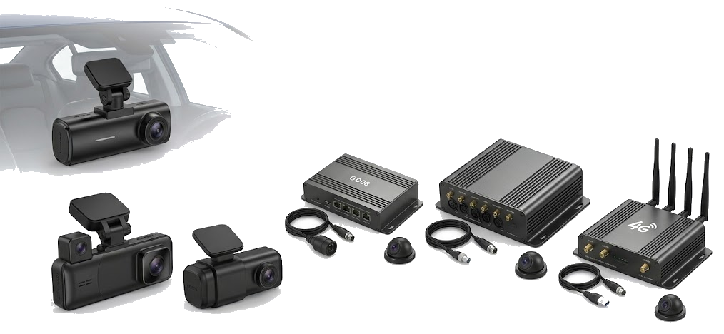 4G MDVR and dashcam hardware for vehicle video monitoring